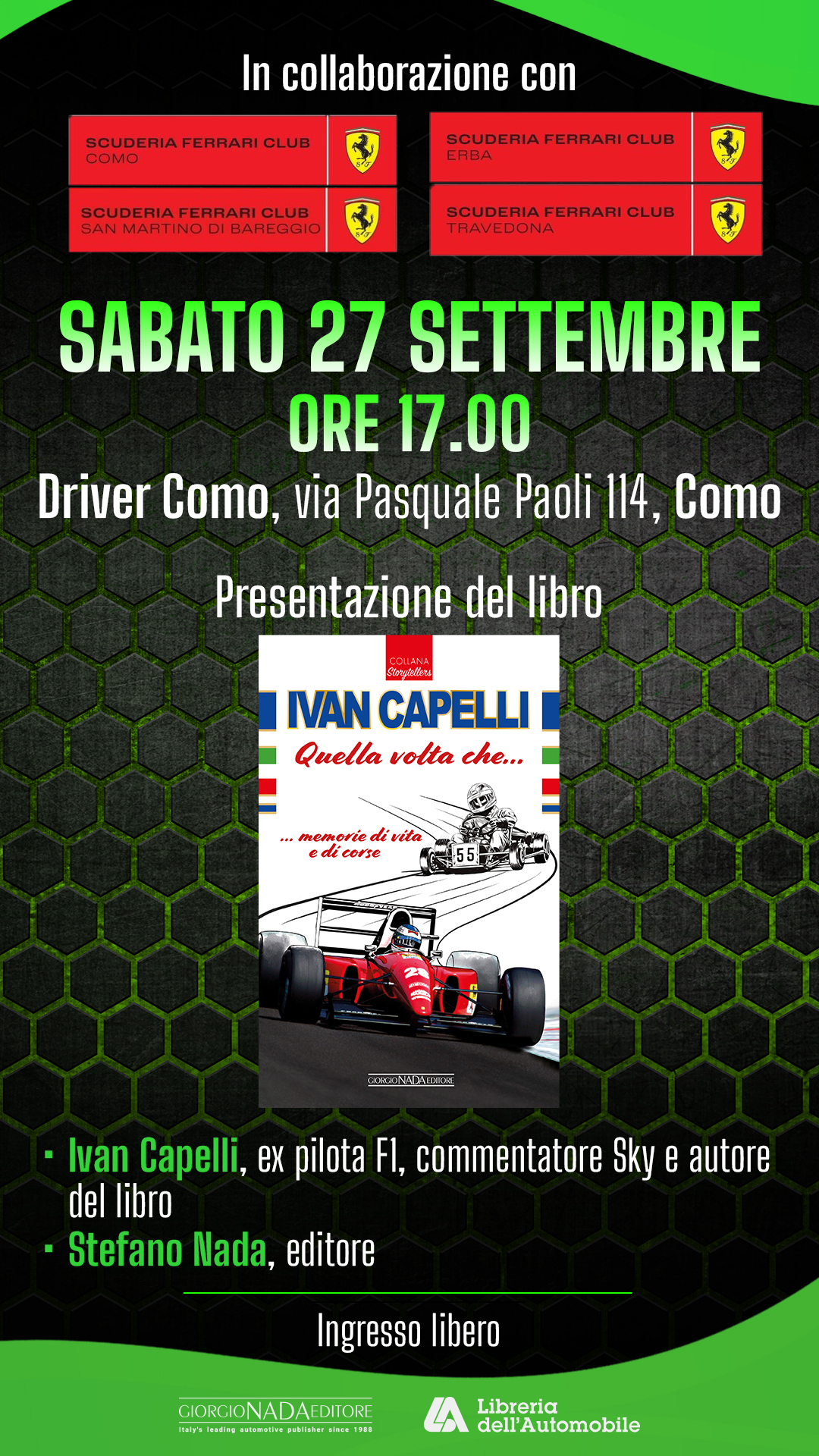 story presentazione ivan capelli como