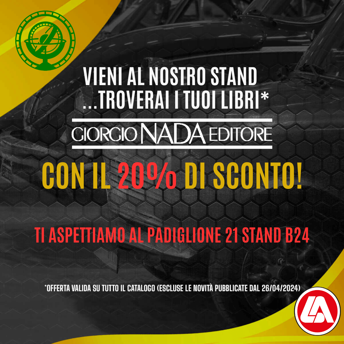 vieni al nostro stand troverai i tuoi libri con lo sconto