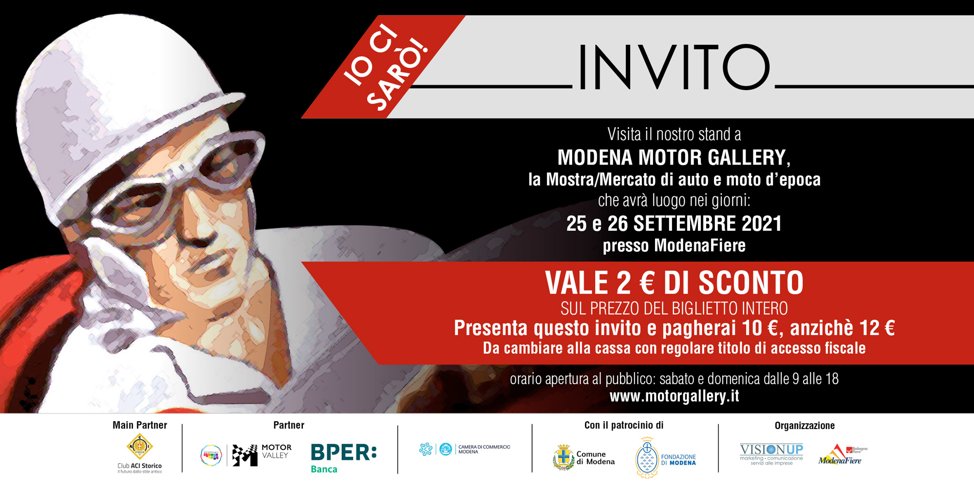 invito con sconto mailing list espositori 2
