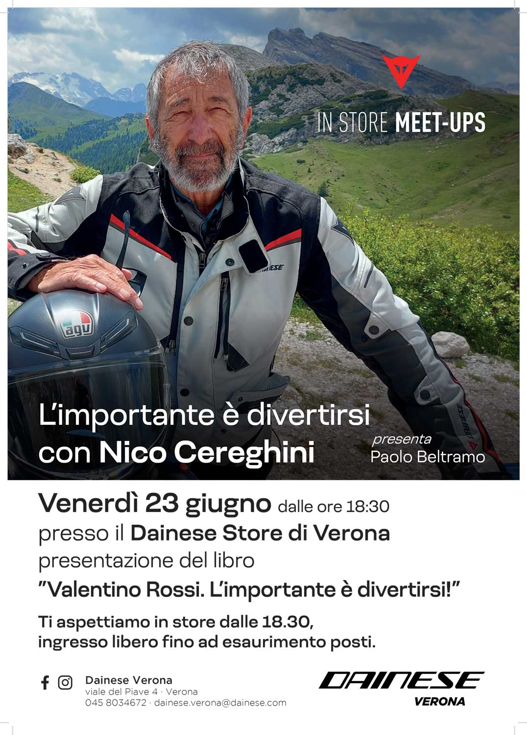 locandina dainese nico cereghini a3