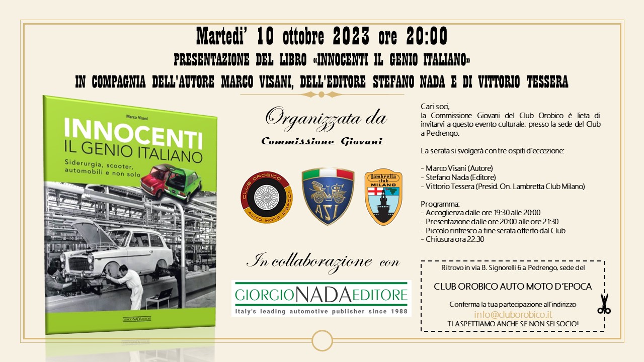 locandina innocenti 10 ott club orobico